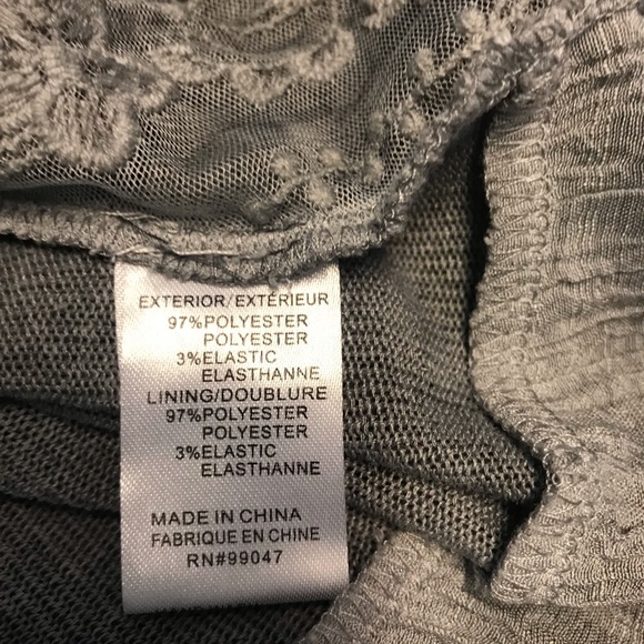 Grey Lightweight Tunic Top - Picture 5 of 6